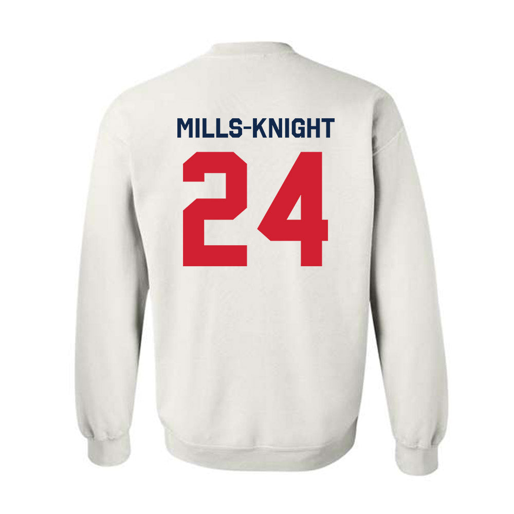 Ole Miss - NCAA Football : Shekai Mills-Knight - Classic Shersey Crewneck Sweatshirt-1