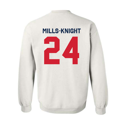 Ole Miss - NCAA Football : Shekai Mills-Knight - Classic Shersey Crewneck Sweatshirt-1