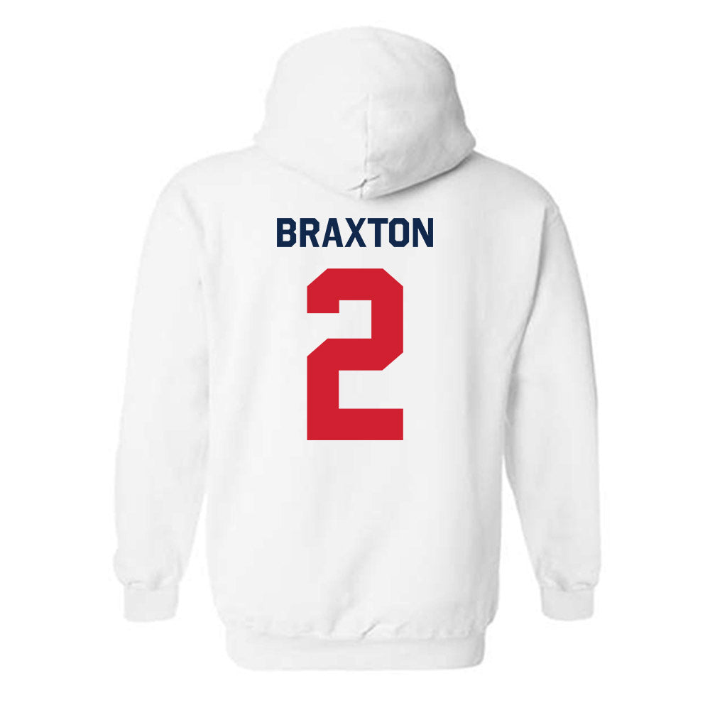 Ole Miss - NCAA Football : Jaylon Braxton - Classic Shersey Hooded Sweatshirt-1