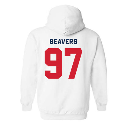 Ole Miss - NCAA Football : Kamron Beavers - Classic Shersey Hooded Sweatshirt-1