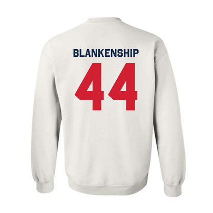 Ole Miss - NCAA Football : Caleb Blankenship - Classic Shersey Crewneck Sweatshirt-2