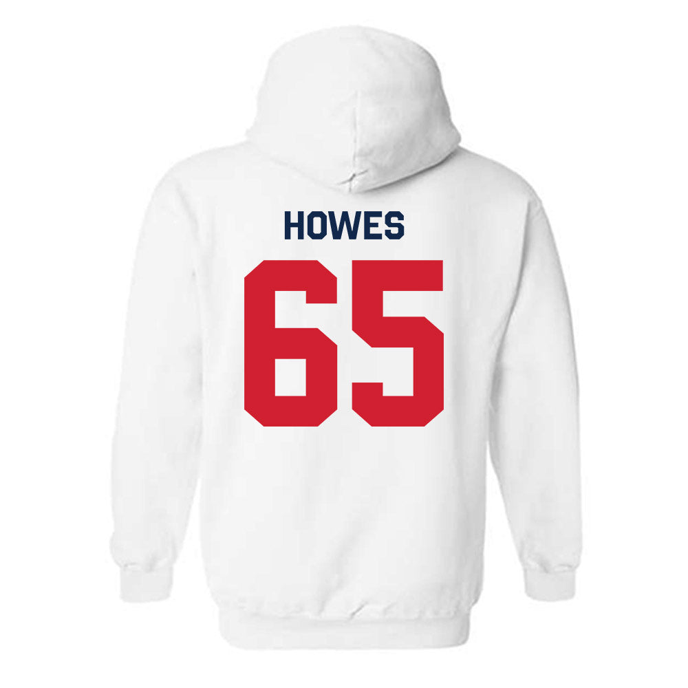 Ole Miss - NCAA Football : Connor Howes - Classic Shersey Hooded Sweatshirt-1