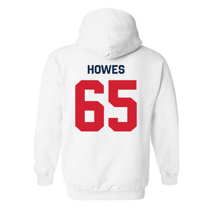 Ole Miss - NCAA Football : Connor Howes - Classic Shersey Hooded Sweatshirt-1