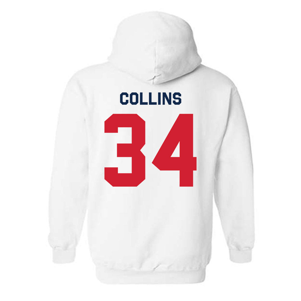 Ole Miss - NCAA Football : Raymond Collins - Classic Shersey Hooded Sweatshirt-1