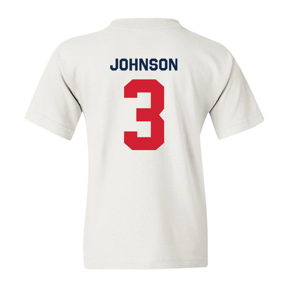 Ole Miss - NCAA Men's Basketball : Koren Johnson - Classic Shersey Youth T-Shirt-1