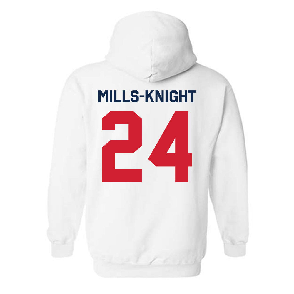 Ole Miss - NCAA Football : Shekai Mills-Knight - Classic Shersey Hooded Sweatshirt-1