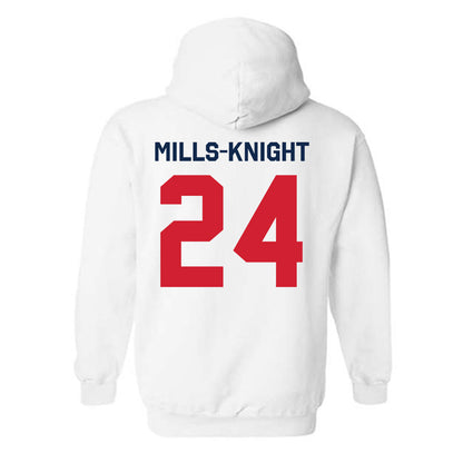 Ole Miss - NCAA Football : Shekai Mills-Knight - Classic Shersey Hooded Sweatshirt-1