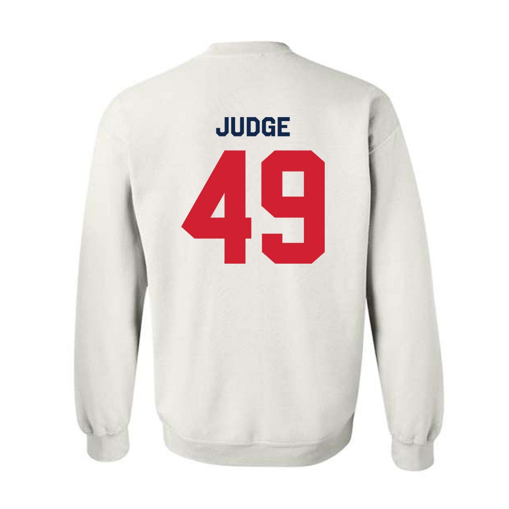Ole Miss - NCAA Football : Sean Judge - Classic Shersey Crewneck Sweatshirt-1