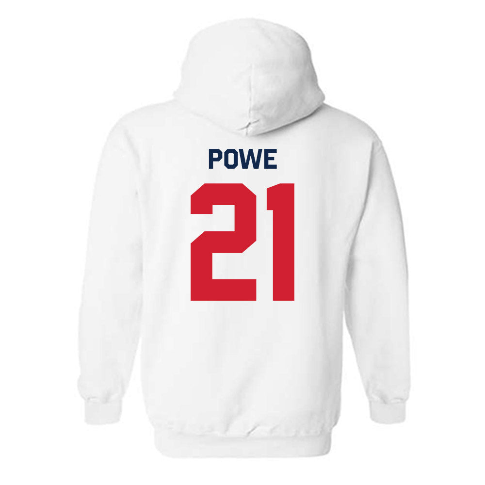 Ole Miss - NCAA Women's Basketball : Debreasha Powe - Classic Shersey Hooded Sweatshirt-1