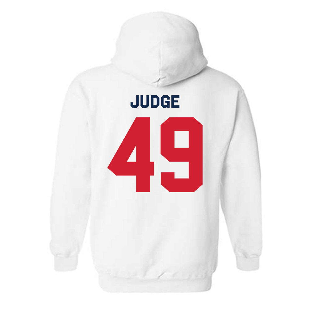Ole Miss - NCAA Football : Sean Judge - Classic Shersey Hooded Sweatshirt-1