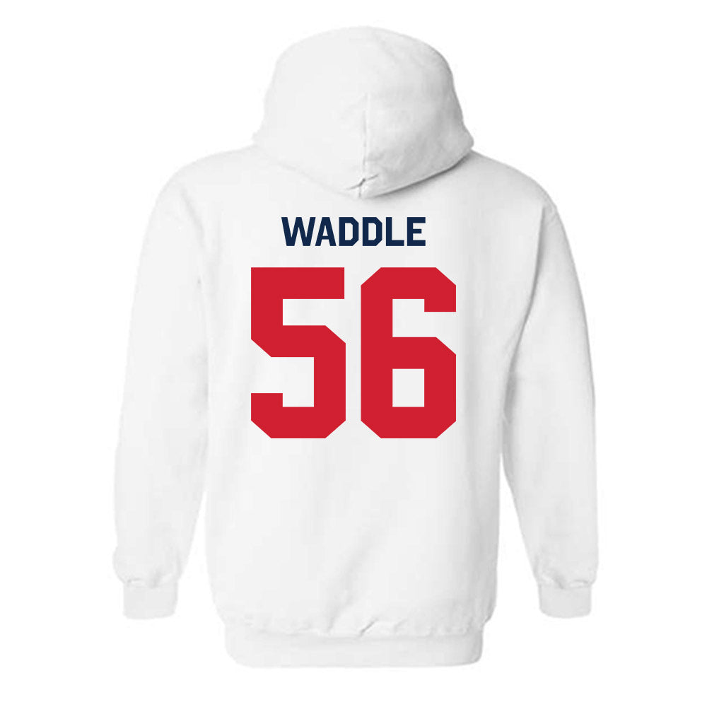 Ole Miss - NCAA Football : Mason Waddle - Classic Shersey Hooded Sweatshirt-1