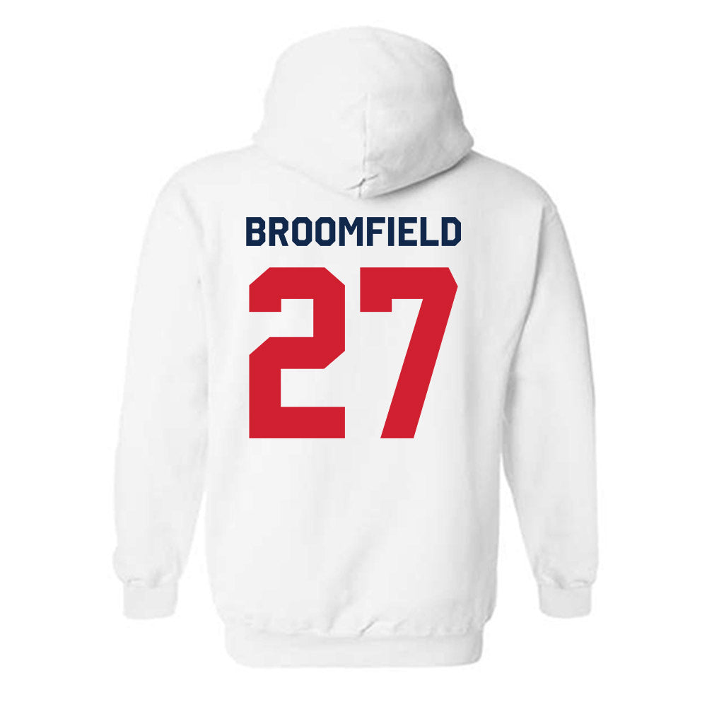 Ole Miss - NCAA Football : Pat Broomfield - Classic Shersey Hooded Sweatshirt-1