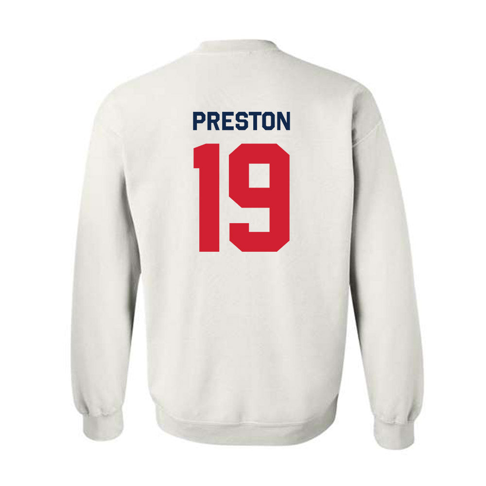 Ole Miss - NCAA Football : MJ Preston - Classic Shersey Crewneck Sweatshirt-1