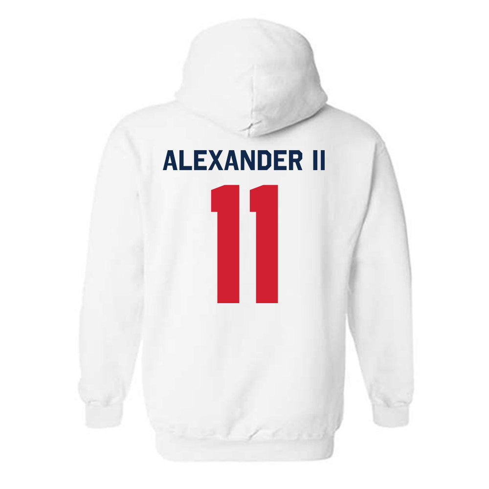 Ole Miss - NCAA Football : Hilton Deuce Alexander II - Classic Shersey Hooded Sweatshirt-2