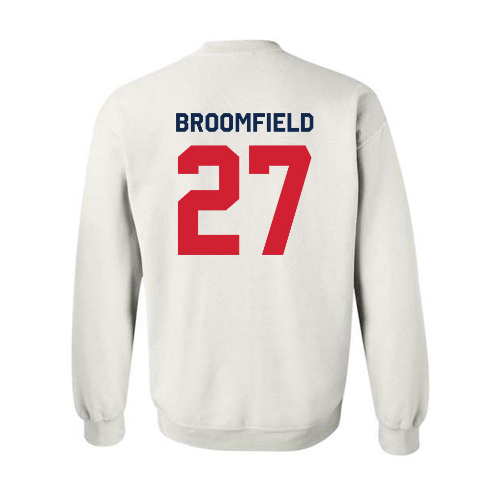 Ole Miss - NCAA Football : Pat Broomfield - Classic Shersey Crewneck Sweatshirt-1