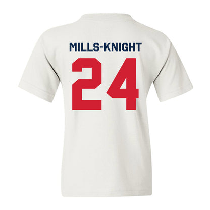 Ole Miss - NCAA Football : Shekai Mills-Knight - Classic Shersey Youth T-Shirt-1