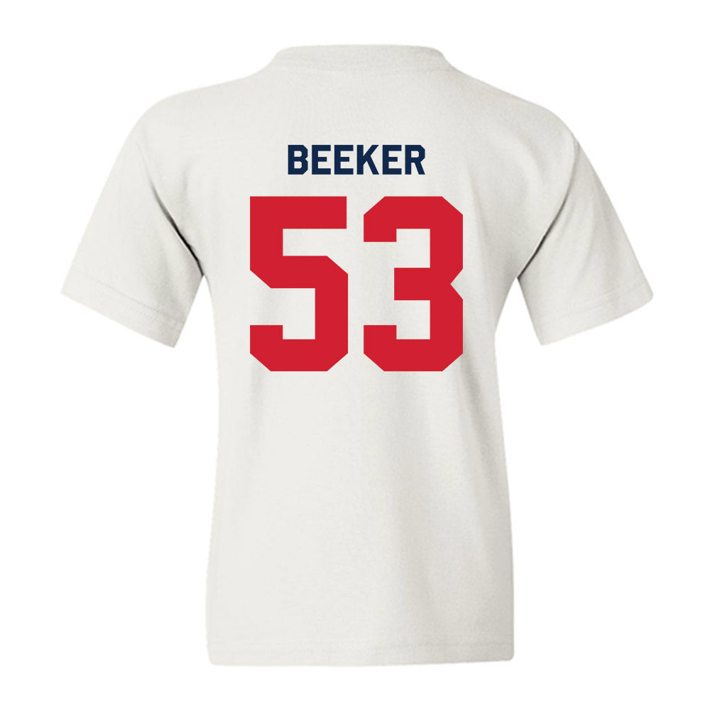 Ole Miss - NCAA Football : Ford Beeker - Classic Shersey Youth T-Shirt-1