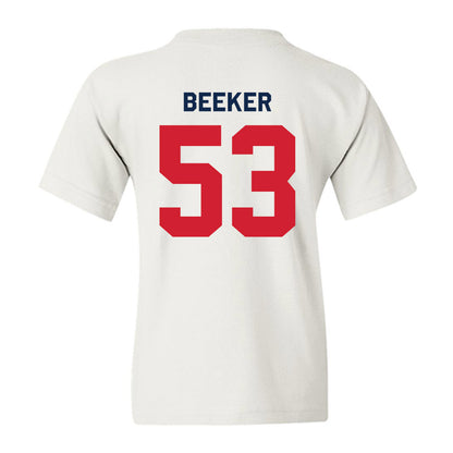 Ole Miss - NCAA Football : Ford Beeker - Classic Shersey Youth T-Shirt-1