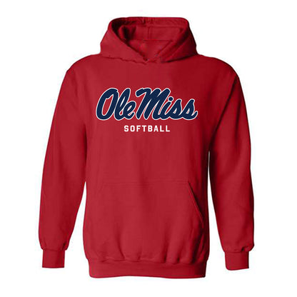 Ole Miss - NCAA Softball : Abby Lynch-Buxton - Classic Shersey Hooded Sweatshirt-1