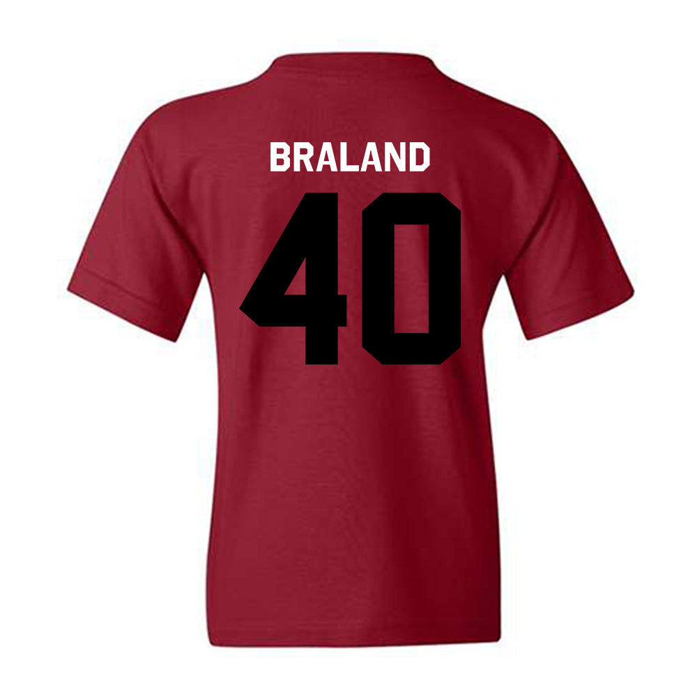 South Carolina - NCAA Baseball : Gavin Braland - Classic Shersey Youth T-Shirt-1