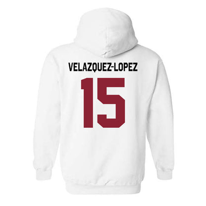 South Carolina - NCAA Men's Soccer : Alejandro Velazquez-Lopez - Classic Shersey Hooded Sweatshirt-1
