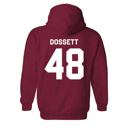 Arkansas - NCAA Baseball : Cooper Dossett - Classic Shersey Hooded Sweatshirt-1
