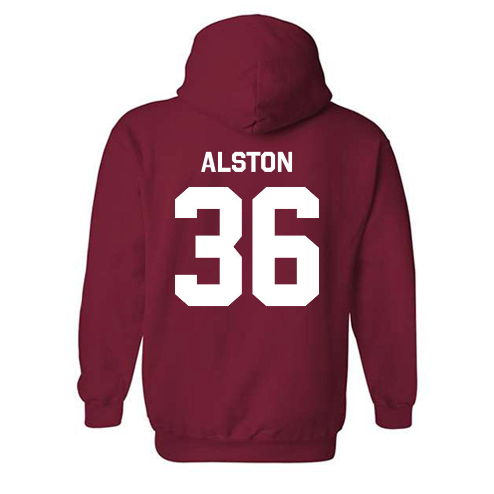 Arkansas - NCAA Football : Brian Alston - Classic Shersey Hooded Sweatshirt-1