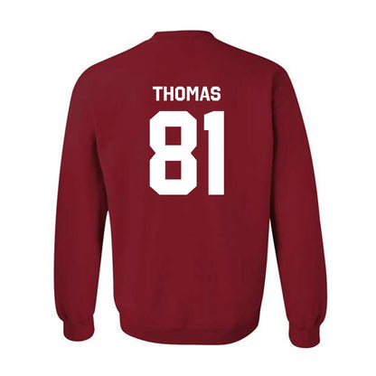 Arkansas - NCAA Football : Dai'Shaun Thomas - Classic Shersey Crewneck Sweatshirt-1