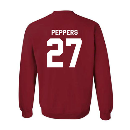 Arkansas - NCAA Women's Volleyball : Journey Peppers - Classic Shersey Crewneck Sweatshirt-1