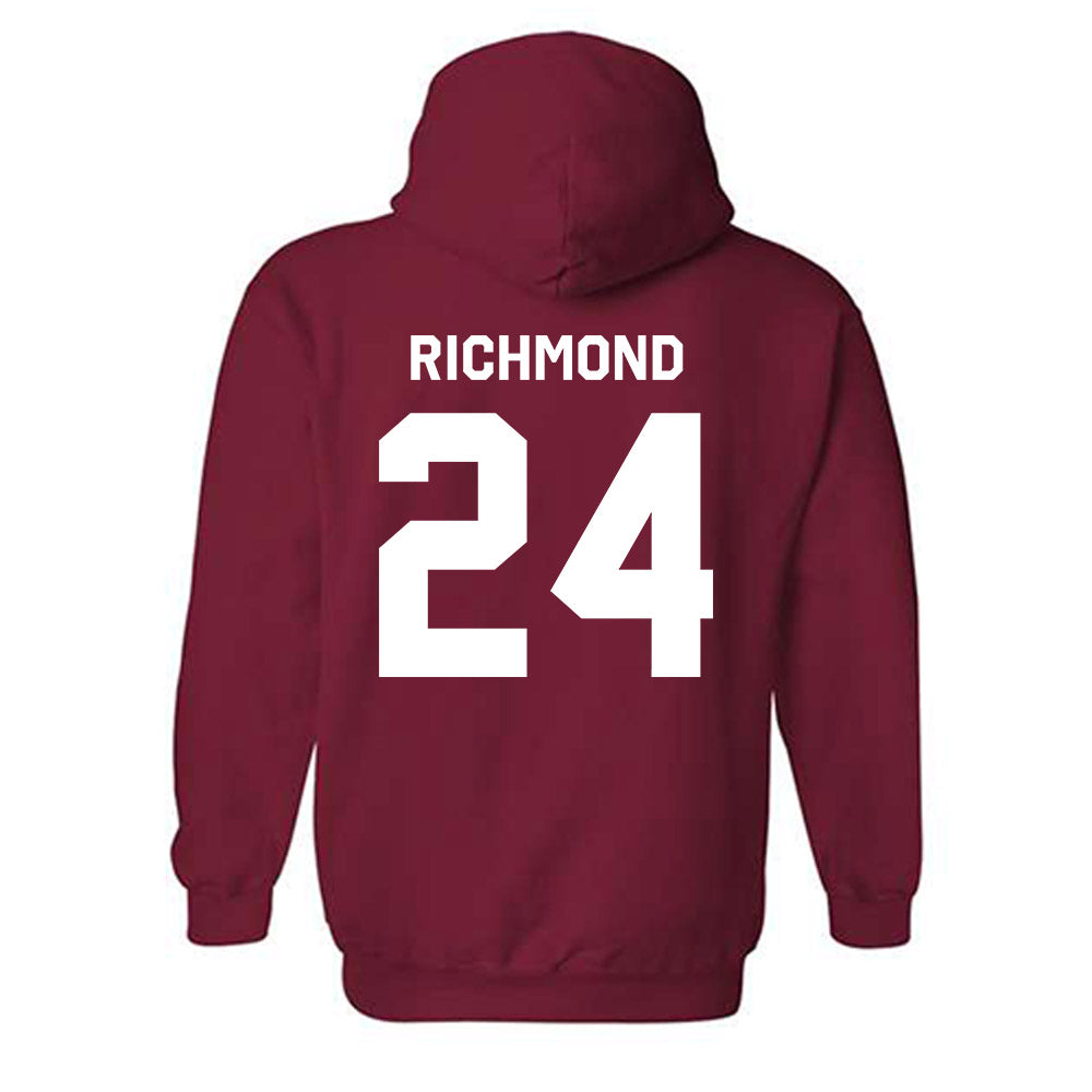 Arkansas - NCAA Men's Basketball : Billy Richmond - Classic Shersey Hooded Sweatshirt-1