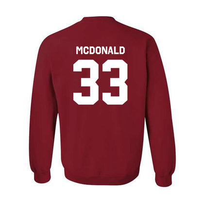 Arkansas - NCAA Women's Soccer : Madden McDonald - Classic Shersey Crewneck Sweatshirt-1