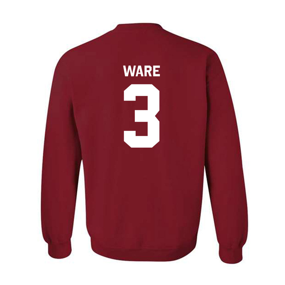 Arkansas - NCAA Women's Basketball : Harmonie Ware - Classic Shersey Crewneck Sweatshirt-1