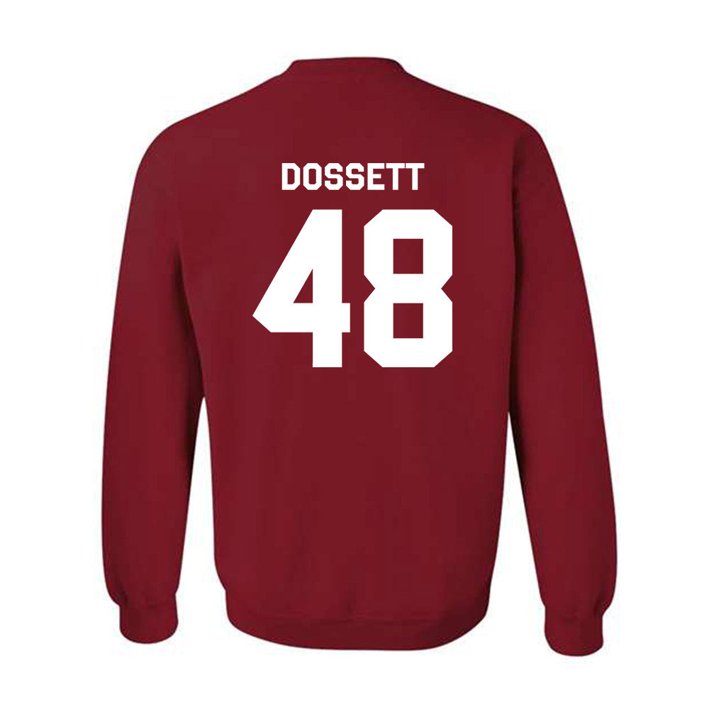 Arkansas - NCAA Baseball : Cooper Dossett - Classic Shersey Crewneck Sweatshirt-1