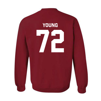 Arkansas - NCAA Football : Tucker Young - Classic Shersey Crewneck Sweatshirt-1