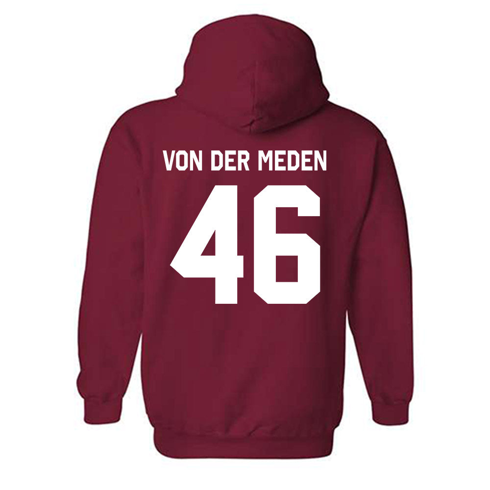 Arkansas - NCAA Football : Charlie von der Meden - Classic Shersey Hooded Sweatshirt-1