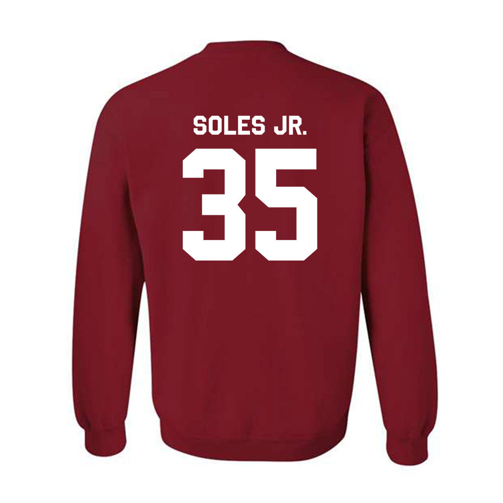 Arkansas - NCAA Football : Steven Soles Jr. - Classic Shersey Crewneck Sweatshirt-1