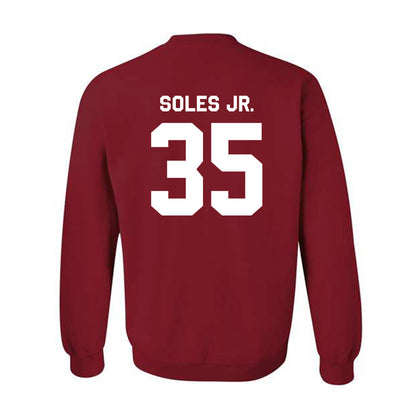 Arkansas - NCAA Football : Steven Soles Jr. - Classic Shersey Crewneck Sweatshirt-1