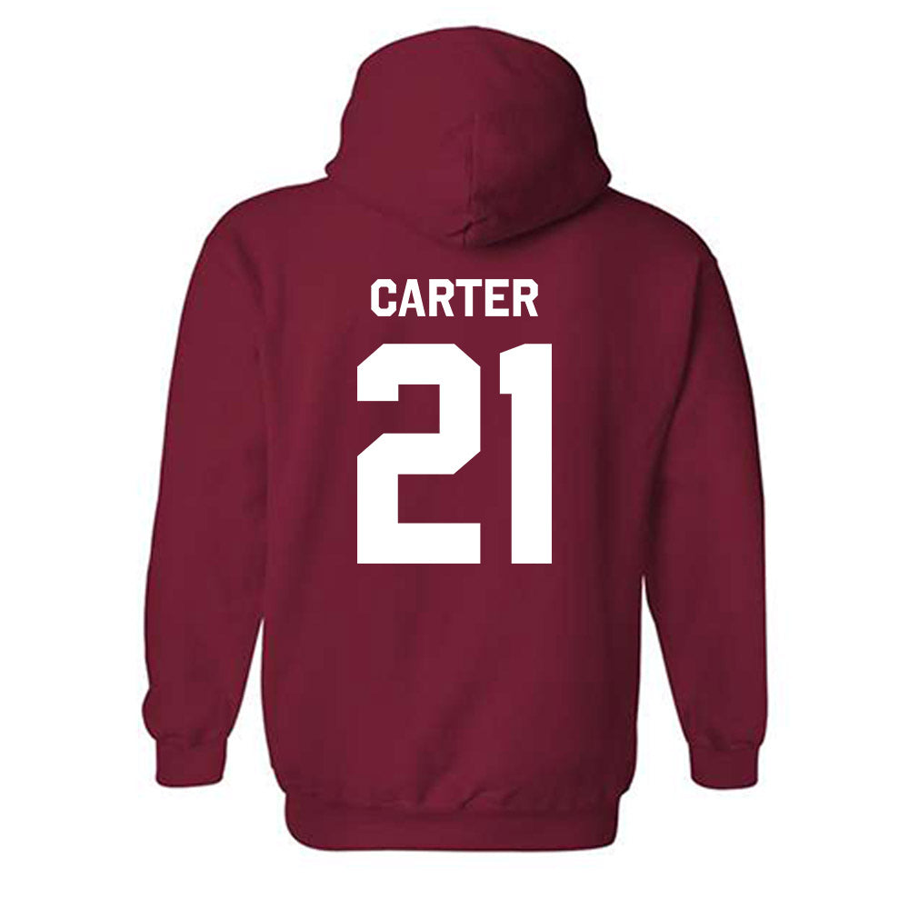 Arkansas - NCAA Softball : Ava Carter - Classic Shersey Hooded Sweatshirt-1