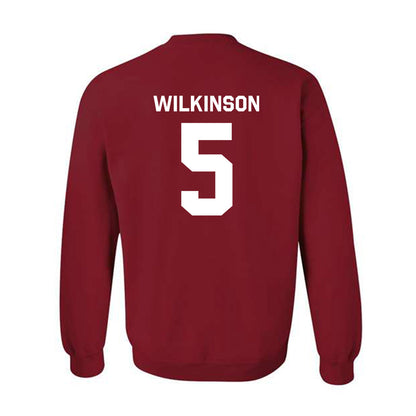 Arkansas - NCAA Men's Basketball : Jeremiah Wilkinson - Classic Shersey Crewneck Sweatshirt-1