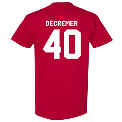 Arkansas - NCAA Baseball : James DeCremer - Classic Shersey T-Shirt-1