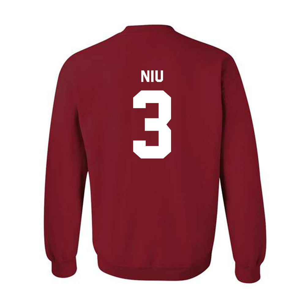 Arkansas - NCAA Women's Volleyball : Livia Niu - Classic Shersey Crewneck Sweatshirt-1