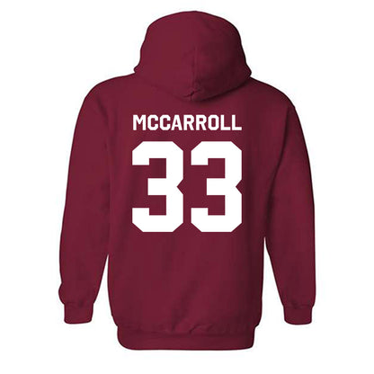 Arkansas - NCAA Women's Volleyball : Maggie McCarroll - Classic Shersey Hooded Sweatshirt-1