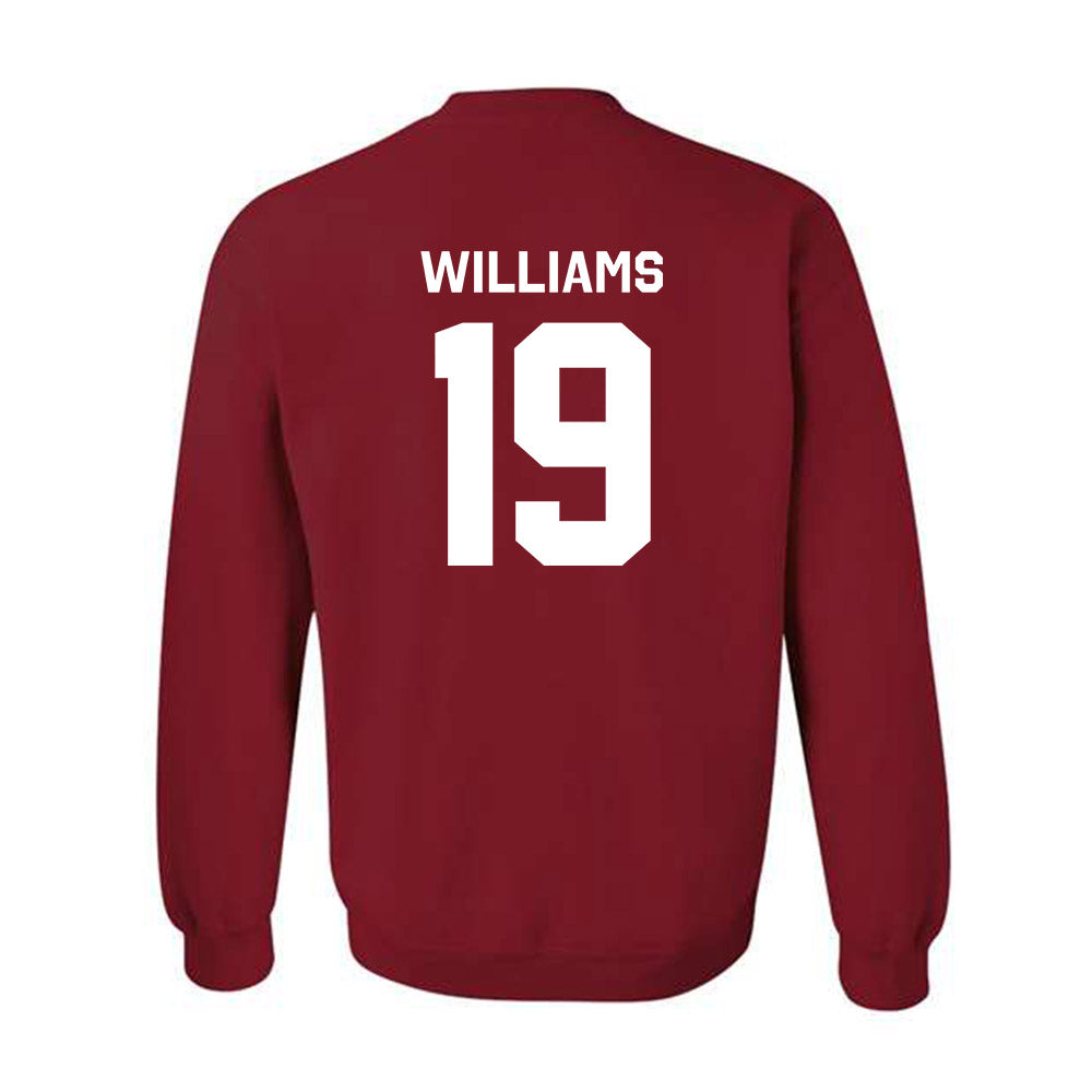 Arkansas - NCAA Football : Kyndrick Williams - Classic Shersey Crewneck Sweatshirt-1