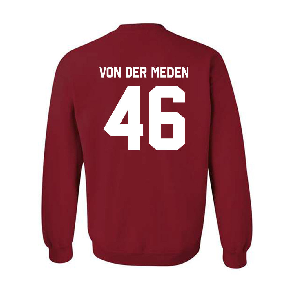 Arkansas - NCAA Football : Charlie von der Meden - Classic Shersey Crewneck Sweatshirt-1