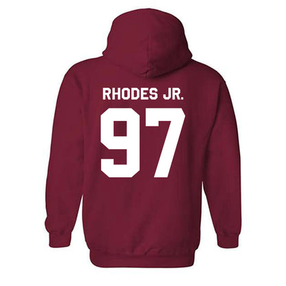 Arkansas - NCAA Football : Quincy Rhodes Jr. - Classic Shersey Hooded Sweatshirt-1