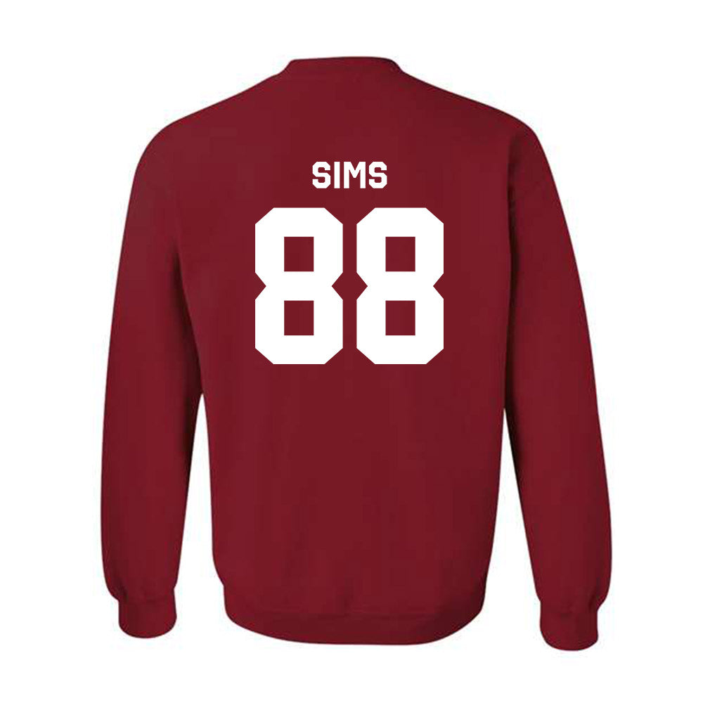 Arkansas - NCAA Football : Xadavien Sims - Classic Shersey Crewneck Sweatshirt-1