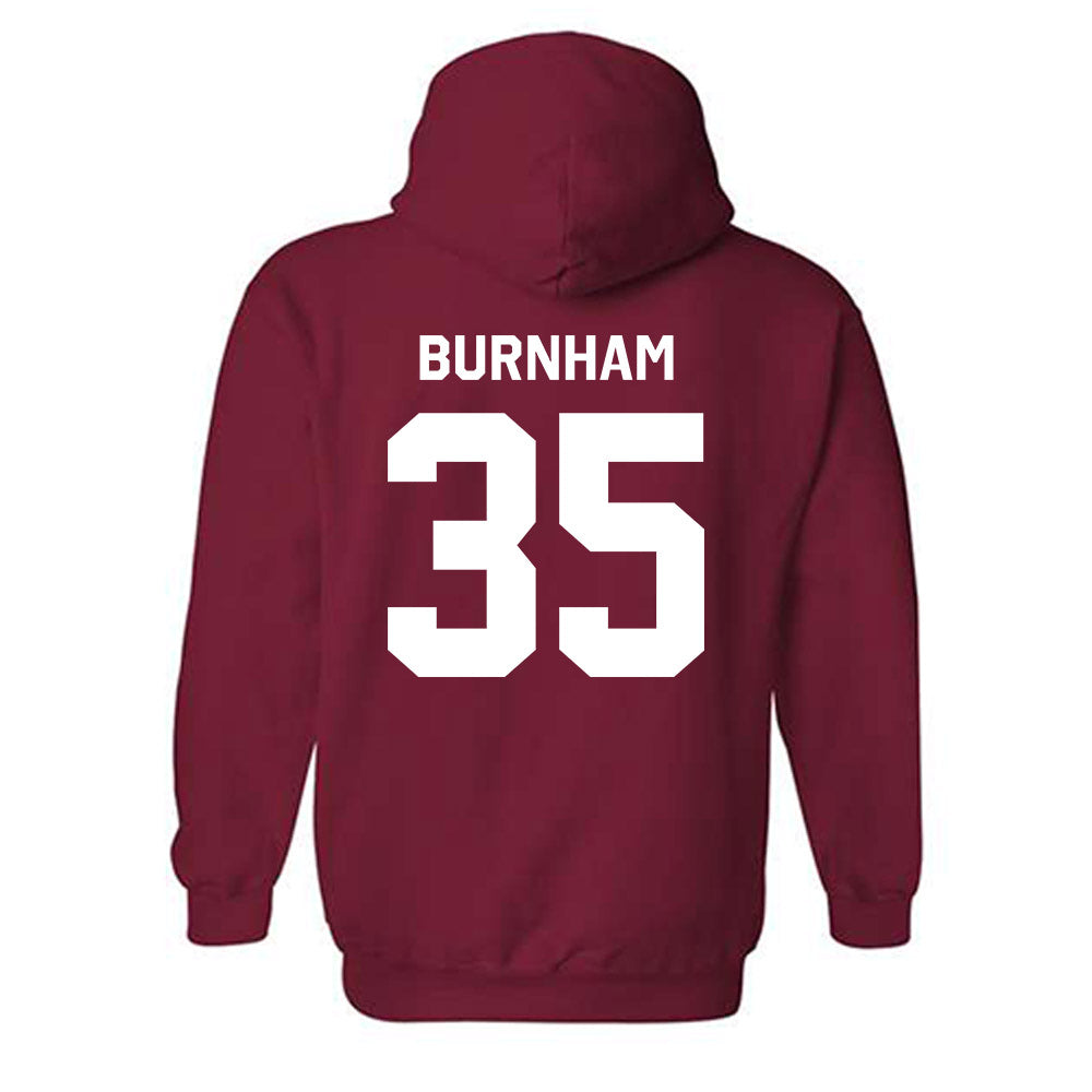 Arkansas - NCAA Baseball : Ty Burnham - Classic Shersey Hooded Sweatshirt-1