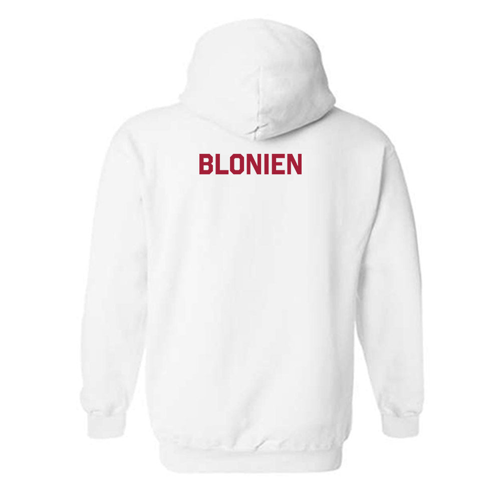 Arkansas - NCAA Women's Golf : Natalie Blonien - Classic Shersey Hooded Sweatshirt-1