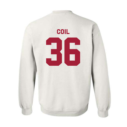 Arkansas - NCAA Baseball : Parker Coil - Classic Shersey Crewneck Sweatshirt-1