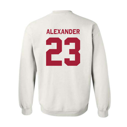 Arkansas - NCAA Women's Volleyball : Aleki Alexander - Classic Shersey Crewneck Sweatshirt-1